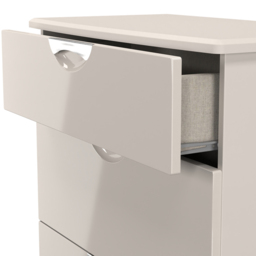 Crowndale Camden 3 Drawer Kashmir Gloss and Kashmir Deep Chest of Drawers Ready Assembled - Kashmir Gloss & Kashmir - Wilko - thumbnail 5