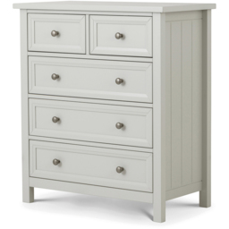 Julian Bowen Maine 5 Drawer Dove Grey Chest of Drawers - Wilko - thumbnail 3