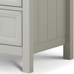 Julian Bowen Maine 5 Drawer Dove Grey Chest of Drawers - Wilko - thumbnail 6