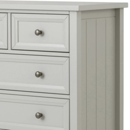Julian Bowen Maine 5 Drawer Dove Grey Chest of Drawers - Wilko - thumbnail 4