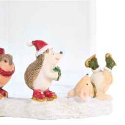 Ice Skating Candle Holder White - Wilko - thumbnail 4