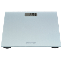 Omron HN-289-ESL Silky Grey Digital Scale - Size: 28.5 x 3.5 x 31cm - White - Wilko - thumbnail 3