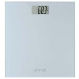 Omron HN-289-ESL Silky Grey Digital Scale - Size: 28.5 x 3.5 x 31cm - White - Wilko