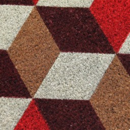 Coco & Coir Vintage Cubes Coir Door Mat 45 x 75cm - n/a - Coco & Coir ® - Wilko - thumbnail 6
