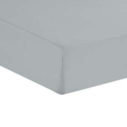 Divante 180Tc Cotton Fitted Sheet  - Silver/Superking - Size: Super King - Wilko - thumbnail 1