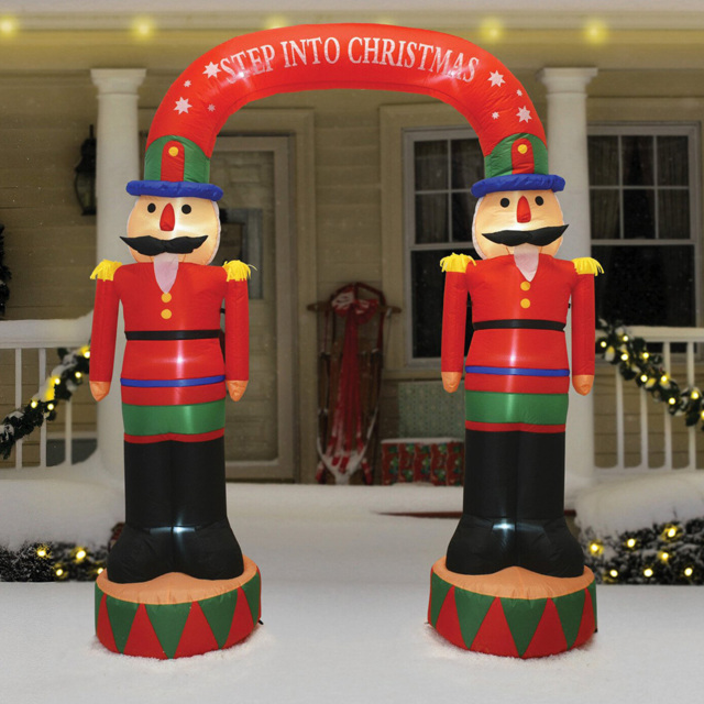Inflatable Nutcracker Arch Red - Wilko - image 1