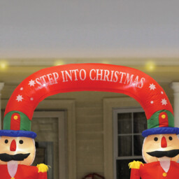 Inflatable Nutcracker Arch Red - Wilko - thumbnail 5