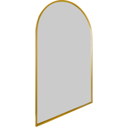 The Arcus Gold Arched Metal Leaner Wall Mirror 190 x 120cm - MirrorOutlet - Wilko - thumbnail 4