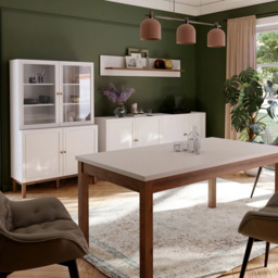 Florence Wensley Light Grey and Oak Wall Shelf - Size: 29.6 x 160 x 21.9cm - Multi - Furniture To Go - Wilko - thumbnail 6