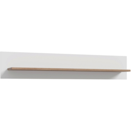 Florence Wensley Light Grey and Oak Wall Shelf - Size: 29.6 x 160 x 21.9cm - Multi - Furniture To Go - Wilko - thumbnail 3