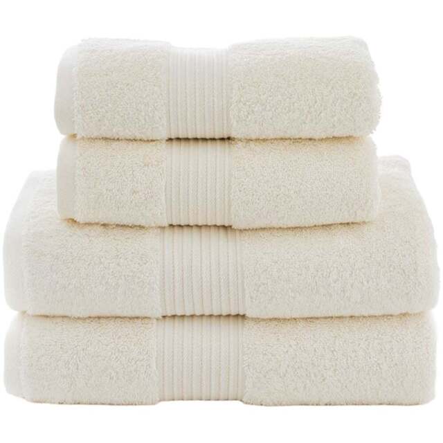 Deyongs Bliss Pima Cream Bath Towel - Size: 70 x 127cm - Wilko - image 1