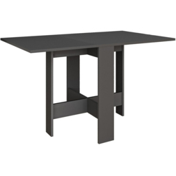 Decortie Artemio Modern Multipurpose Foldable Dining Table Anthracite - Size: 4 Seater - Black - Wilko - thumbnail 3