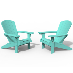 Keter Set of 2 Teal Adirondack Chair - Wilko - thumbnail 3