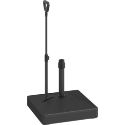 Outsunny Black Fillable Parasol Base with Wheels - Size: 100 x 60 x 60cm - Wilko - thumbnail 1