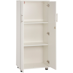 MMT Furniture Designs 2 Door White Lockable Tall Filing Cabinet - Size: 125 x 55 x 35cm - Wilko - thumbnail 6