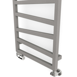 Terma Zig Zag Salt n Pepper Heated Towel Rail 835 x 500mm - Size: 83.5 x 50 x 7.2cm - Grey - Wilko - thumbnail 6