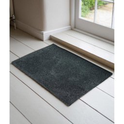 Desire Rugs Anthracite Non Slip Absorbent Dirt Trapper Entrance Door Mat 50 x 80cm - Size: 80 x 50 x 0.3cm - Wilko - thumbnail 6