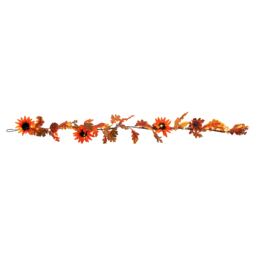 Living and Home LED Garland with Sunflower and Pumpkins 180cm - Size: 10 x 180 x 10cm - Orange - Wilko - thumbnail 4