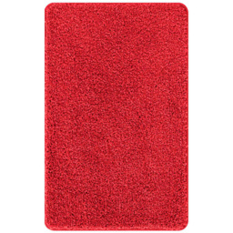 vidaXL Red Anti-Slip Bath Mat 50 x 80cm - Size: 0.2 x 50 x 80cm - Wilko