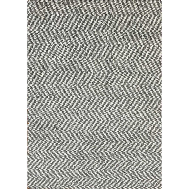 Desire Rugs Herringbone Silver Anti Slip Door Mat 50 x 80cm - Wilko - image 1