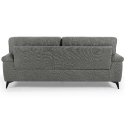 Home Detail Dylan 3 Seater Dark Grey Linen Sofa - Wilko - thumbnail 6