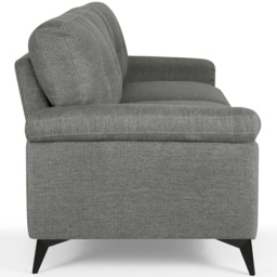 Home Detail Dylan 3 Seater Dark Grey Linen Sofa - Wilko - thumbnail 5