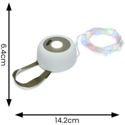 ValueLights Camping Festival Party Solar String Light - Size: 6.4 x 14.2 x 14.2cm - Green - Wilko - thumbnail 7