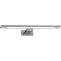 Milagro Shine Silver LED Wall Lamp 40cm 230V - Size: 12 x 40 x 4cm - Wilko