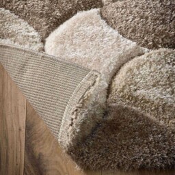 Origins 3D Scallop Neutral Rug 120 x 170cm - Brown - Wilko - thumbnail 4