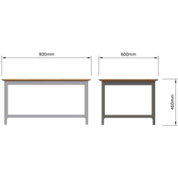 FWStyle Taberno Dove Grey Coffee Table - Wilko - thumbnail 7