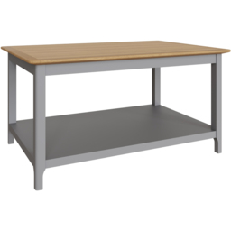 FWStyle Taberno Dove Grey Coffee Table - Wilko - thumbnail 3