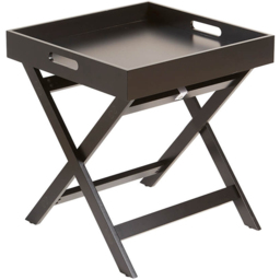 Home Source Alpine Butlers Black Side Table - Size: 44.5 x 40 x 40cm - Wilko - thumbnail 3