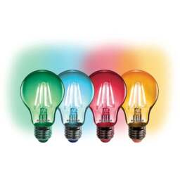 Sylvania Toledo 4 Pack Retro Chroma RBGO E27 4W Festoon String Lights LED Bulb - Size: 10.6 x 6 x 6cm - Multi - Wilko - thumbnail 4