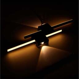 Living and Home Modern Black Aluminium LED Wall Light 18W - Size: 16 x 59 x 4cm - Wilko - thumbnail 3