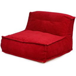 Kaikoo Ruby Hand Quilt Lounger - Size: Single - Red - Wilko - thumbnail 3