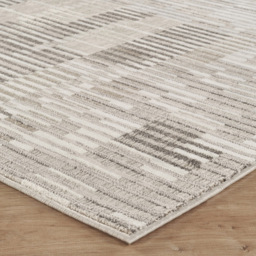 Mayfair Living Room Area Rug Metallic Sheen Contemporary Modern Matrix Design - Stone 160cm x 230cm - Size: 230 x 160 x 0.7cm - Desire Rugs - Wilko - thumbnail 5