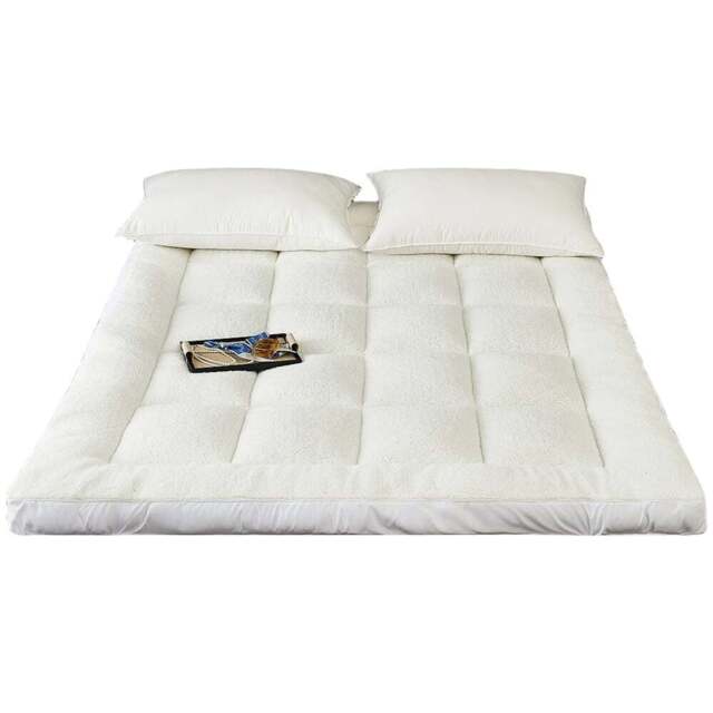 Ezysleep King Size Sherpa All Season Mattress Topper - White - Wilko - image 1