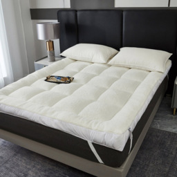 Ezysleep King Size Sherpa All Season Mattress Topper - White - Wilko - thumbnail 4