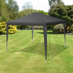 tectake Farah 3 x 3m Grey Gazebo with Plug In System - Wilko