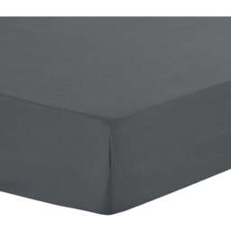 Divante Super King Size Charcoal 180 Thread Count Cotton Deep Fitted Sheet - Wilko - thumbnail 1