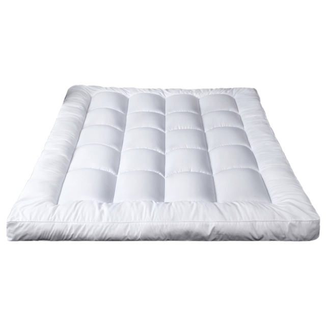 Ezysleep Small Single Super Soft Thick Mattress Topper - White - Wilko - image 1
