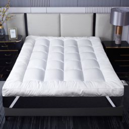 Ezysleep Small Single Super Soft Thick Mattress Topper - White - Wilko - thumbnail 3