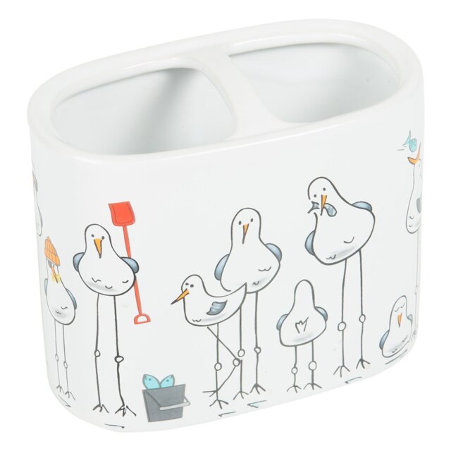Seagull Tooth Brush Holder White - Wilko - image 1