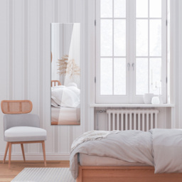 Costway Full Length Wall Mirror 110 x 38cm - Size: 120 x 48 x 5cm - Multi - Wilko - thumbnail 3