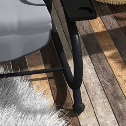 Outsunny 2-in-1 3 Seater Grey Convertible Garden Swing Chair with Adjustable Canopy - Dark Grey - Wilko - thumbnail 5