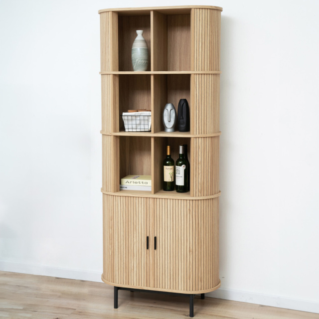 Kali Display Cabinet - Natural - Wilko - image 1