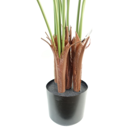 Leaf Areca Palm Artificial Tree with Black Pot 110cm - Size: 110 x 70 x 70cm - Green - Wilko - thumbnail 4
