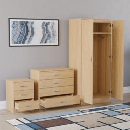 VIDA DESIGNS Riano Pine 3 Piece Bedroom Furniture Set - Wilko - thumbnail 5