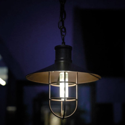 Luxform Caledon Bronze Solar Hanging Light - Size: 26.7 x 26.7 x 91.5cm - Brown - Wilko - thumbnail 4