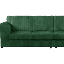 Luxor 4 Seater Green Jumbo Cord Full Back Sofa - Wilko - thumbnail 5